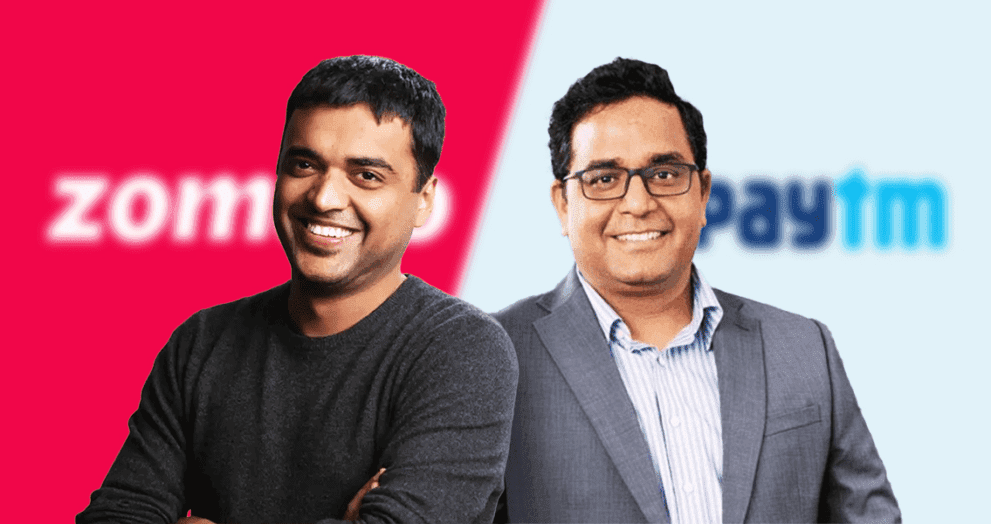Daily Equity Zomato vs. Paytm